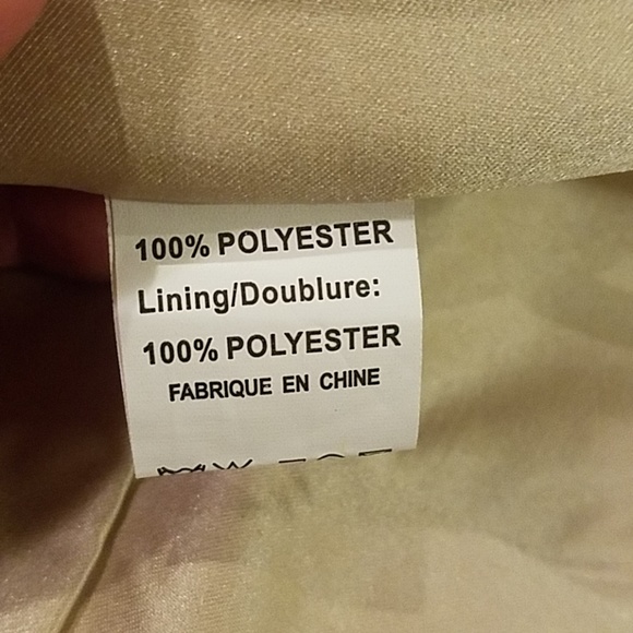 Stunning Cream Sateen Fashion Dress w Vertical Bow One of a Kind - Picture 8 of 8